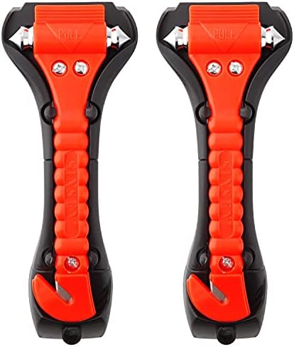 SINSEN Car Safety Hammer Set of 2 Emergency Escape Tool Auto Car Window Glass by SINSENCARHOME
