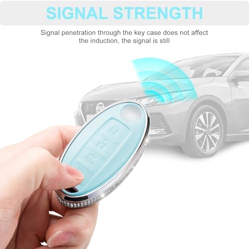 for Nissan Key Fob Cover with Keychain - Image 6