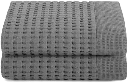 GILDEN TREE Waffle Hand Towels for Bathroom Quick Dry Large Luxury Lint Free by GildenTree