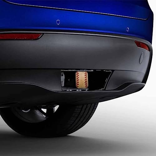 Tow Hitch Covers Baseball, Grunge Sport Leather Worn Baseball Auto 2 Inch - Image 4