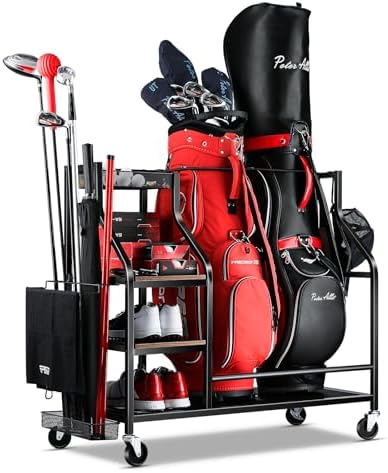 FHXZH Golf Bags Storage Garage Organizer by FHXZH