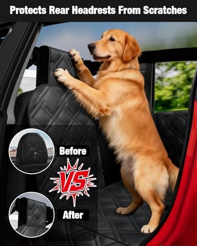 Dog Car Seat Cover for Back Seat Compatible - Image 4