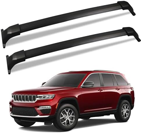 Roof Rack Cross Bars for 2021-2025 Jeep Grand Cherokee 396lbs Roof Rails by Unknown