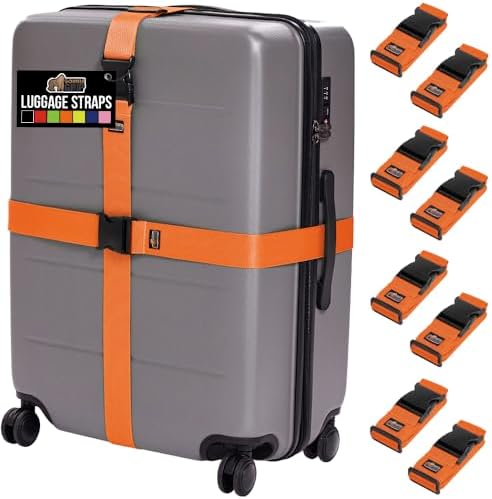 GORILLA GRIP Heavy Duty Luggage Straps by GorillaGrip