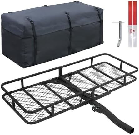Leader Accessories Folding Hitch Cargo Carrier Rack by LeaderAccessories