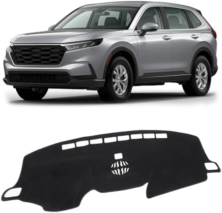 KUST Black Dash Cover for Honda CR-V CRV 2017-2022 Left Hand Driving Non-Slip by KUST