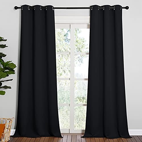 NICETOWN Black Blackout Curtains - Image 2
