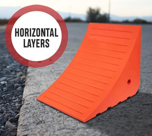 Mytee Products 2 Pack Polyurethane Large Wheel Chock W/Mounting Holes - Image 4