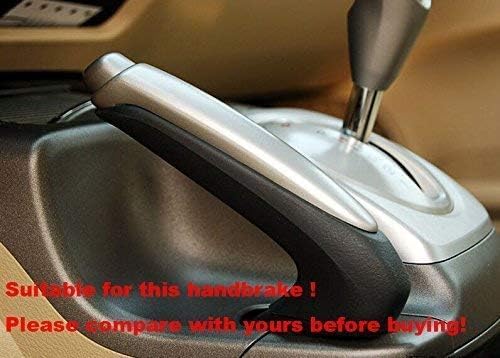 Loncky Black Genuine Leather Handbrake Cover - Image 6