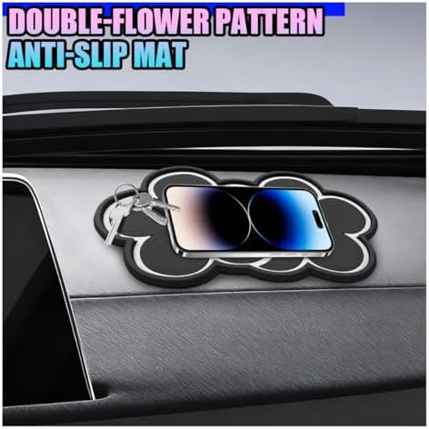 Car Dashboard Non Slip Mat, 10.23'' x 5.90'' PVC Washable Reusable Car Sticky - Image 3