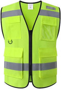 Safety Vest for Men Women Hi Vis Vest by HATAUNKI