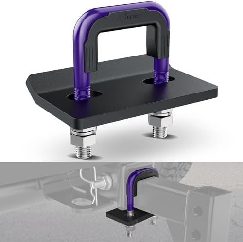Nilight Trailer Hitch Tightener Anti-Rattle Purple U-Bolt by Nilight