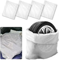 4PCS Extra-Large Tire Covers, Tear-Resistant LDPE Plastic Tire Bags by Unknown