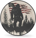 Flag Bigfoot Spare Tire Cover Dust-Proof Wheel Protector by Unknown
