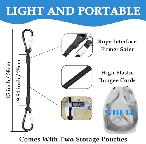 SDTC Tech 12IN Mini Short Bungee Cords - Image 2