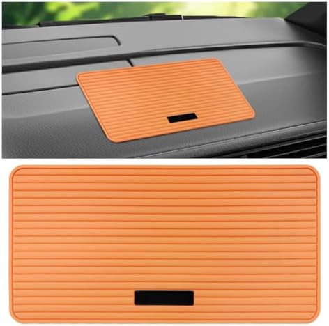 Craedli Car Dashboard Anti-Slip Mat, 11.81"×5.94" Waterproof PVC Phone Gripping by Unknown
