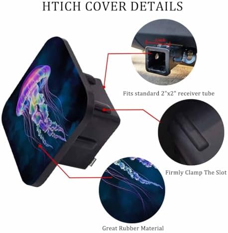 Jellyfish Trailer Hitch Covers for Trucks & Cars - Image 3