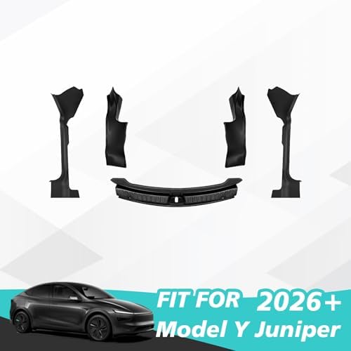 BestEvMod For 2026 Tesla Model Y 5PCS Door Sill Protector Front & Rear - Image 3