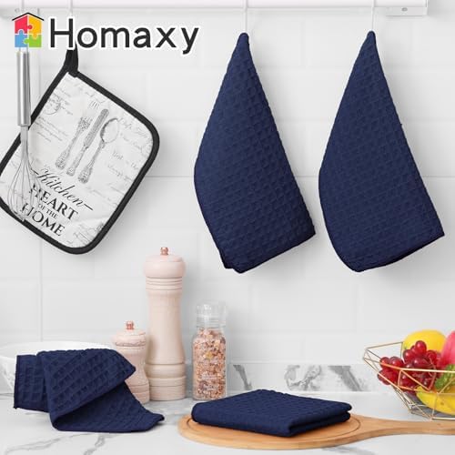 Homaxy Microfiber Kitchen Towels and Dishcloths Sets, 8 Pack - Image 5