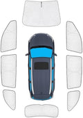 KMF 8pcs Thicken Sun Shades for Toyota Highlander 2020-2025 2026 Accessories by KMF