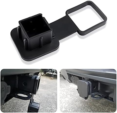 Trailer Hitch Cover Fit 2 Inch ID Hitch Receiver, Rubber Tow Hitch Covers by Unknown