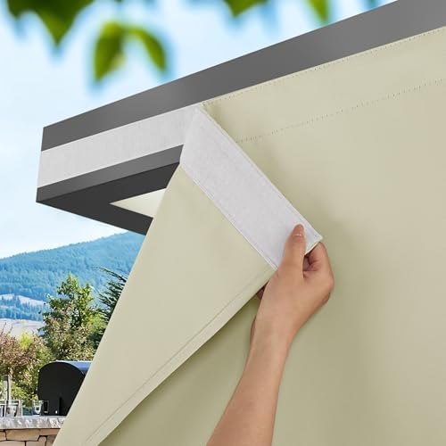 NICETOWN Rod-Free Outdoor Curtains by NICETOWN