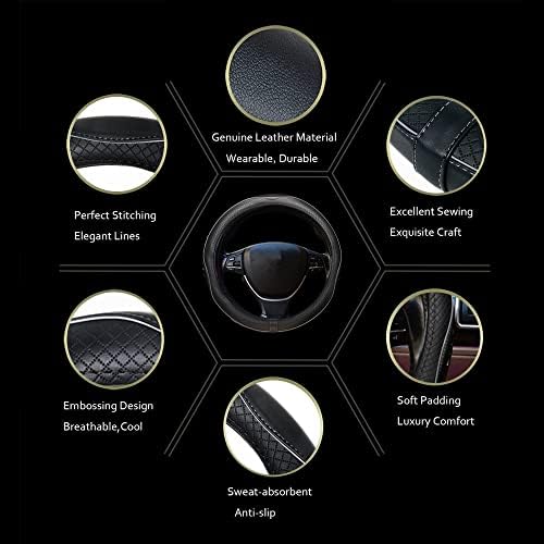 Gomass Car Steering Wheel Cover, Breathable, Heavy Duty, Full Surround - Image 4