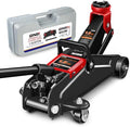 DNA Motoring 1.5 Ton Car Floor Jack Low Profile Hydraulic Trolley Service/Floor by DNAMOTORING-Tools