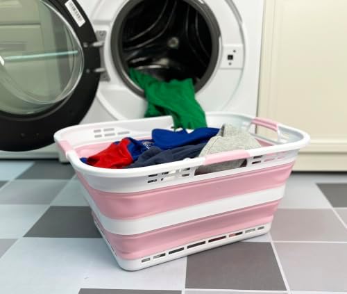 SAMMART 42L Collapsible Plastic Storage Basket - Image 2