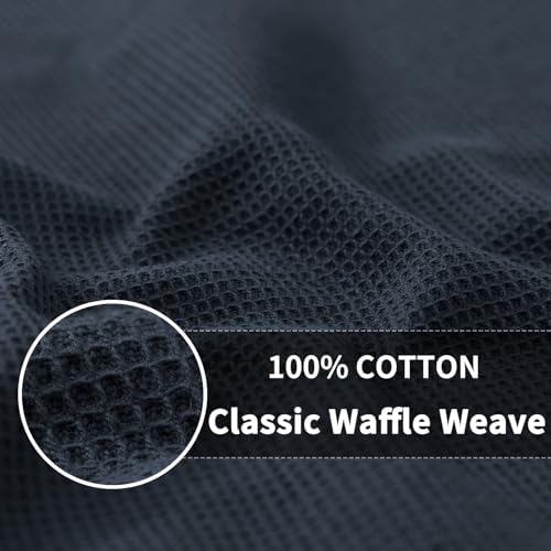 Homaxy 100% Cotton Waffle Weave Dish Cloths, 12 Pack - Image 2