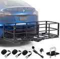 61 x 25 x 16 Inch Foldable Hitch Cargo Carrier by LYSAUGLAT