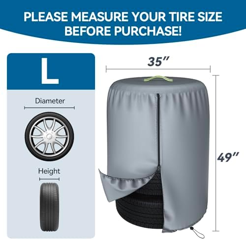 600D Tire Storage Bag, Tyre Dust Protective Cover - Image 7