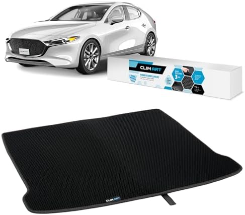 CLIM ART Cargo Liner for Mazda 3 2019-2026 Hatchback Custom Fit Trunk Mat by CLIMART