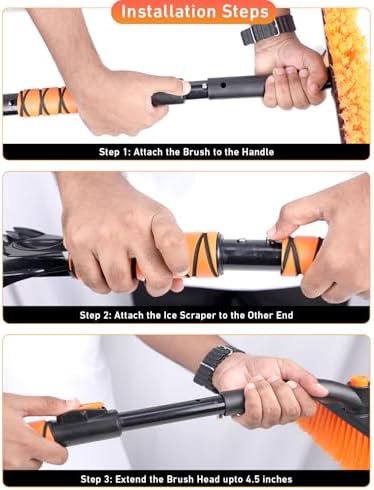 EcoNour 44.7" 3 in 1 Snow Brush - Image 5