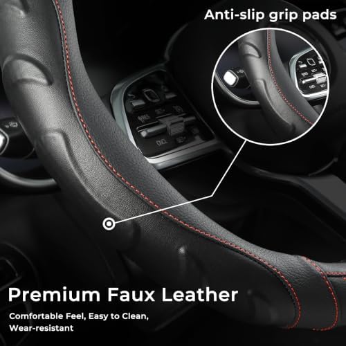 Black Seal Steering Wheel Cover - Image 4