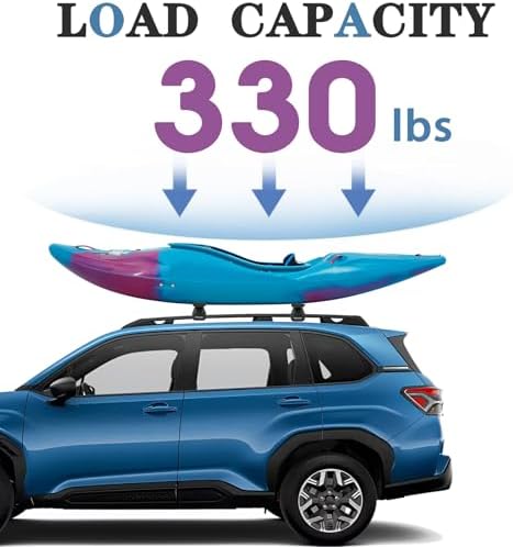 50.3” All-Metal 330 lbs Roof Rack Cross Bars - Image 4