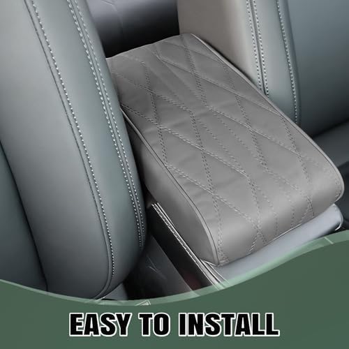 1 PCS Car Armrest Box Booster Pad, Leather 3D Texture Anti-Scratch Protective - Image 7