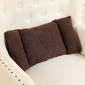 Queekay Fleece Lumbar Support Pillow 3 Section Back Pillow by Queekay
