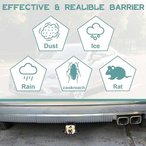 Trailer Hitch Cover, Sasquatch Mountains Forest Tow Hitch Cover - Image 5