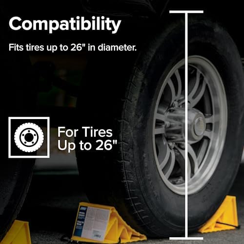 Camco RV Wheel Chocks with Rope - Image 5