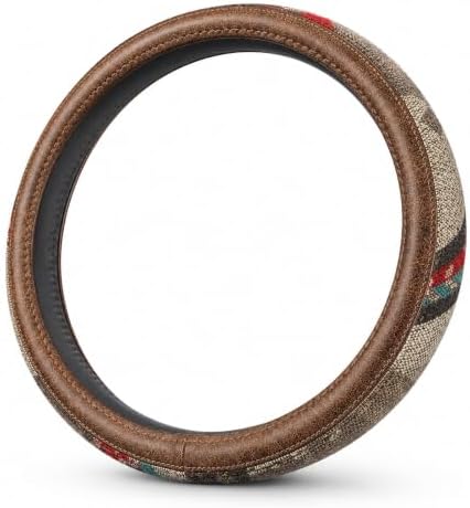 Universal 15inch Ethnic Style Baja Blanket Steering Wheel Cover by LSAUTO