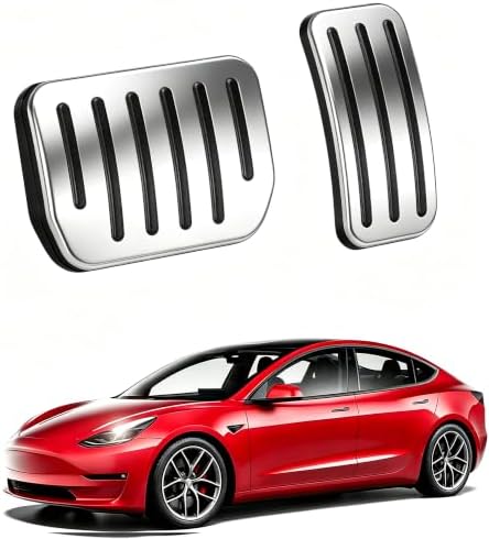 Aluminum Pedal Set for Tesla by Arcoche