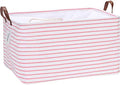 Hinwo 70L Extra Large Canvas Storage Bin by Hinwo