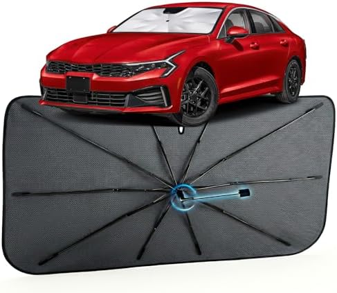 Car Windshield Sun Shade Umbrella by MakeLifeBetter