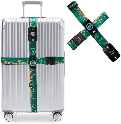 Travelkin Luggage Straps TSA Approved, Suitcase Straps by MoreThanTravel