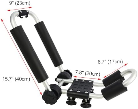 Upgraded Universal Folding Kayak Rack, J-Bar Carrier - Image 3