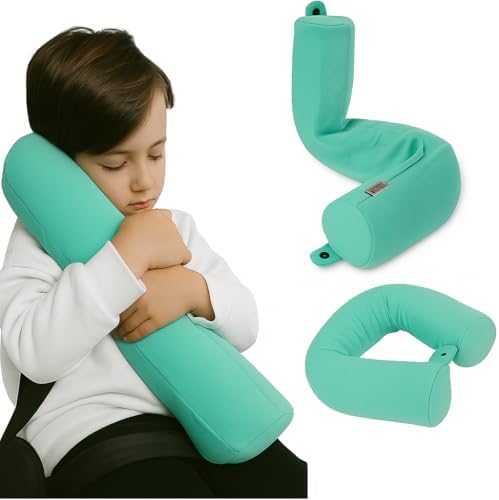 Dot&Dot Twist Memory Foam Kids Travel Pillow, Bendable Neck Pillow - Image 2