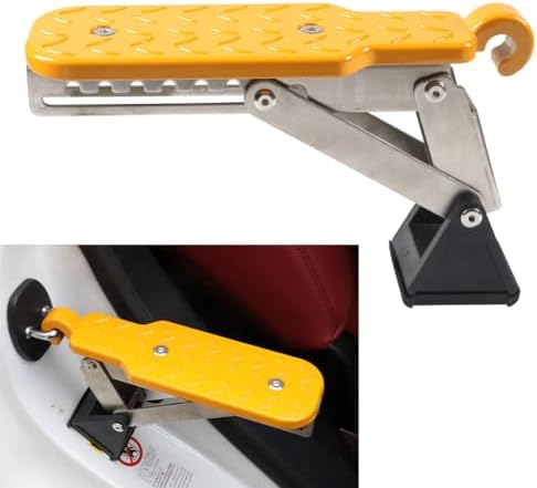 Lirun Foldable Roof Rack Car Door Step Feet Stand Pedal Aluminium Alloy + 201 - Image 3