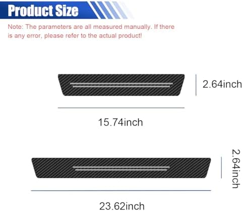 4PCS Car Door Sill Protector, Anti-Scratch Door Edge Guard - Image 2