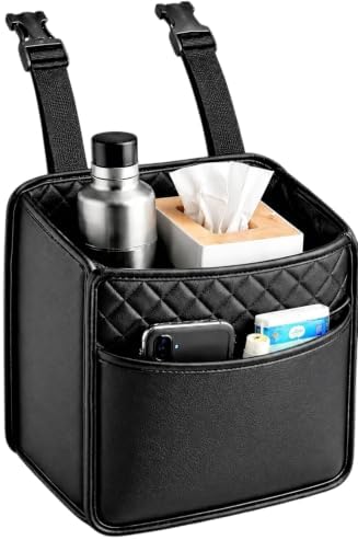 Premium PU Leather Car Backseat Organizer by Unknown